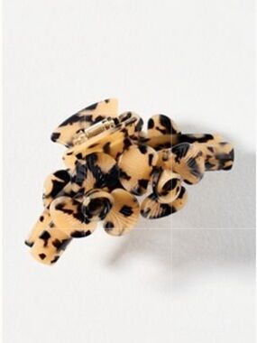 ANTHROPOLOGIE➕NWT Large Floral Tortoise Hair Claw Clip